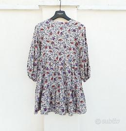Abito  floreale , cotone, 👧 134 cm . Zara. Nuovo