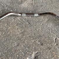 Manubrio cromato drag bar con fossette