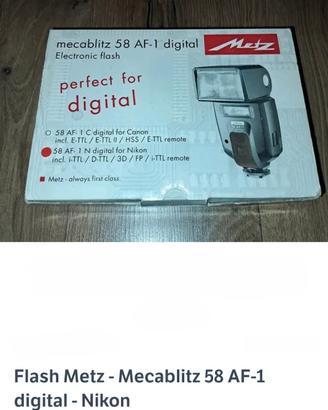 flash nikon metz 58 af-1