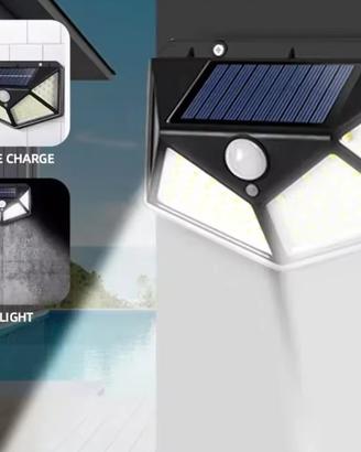 Lampada solare led con sensore di movimento