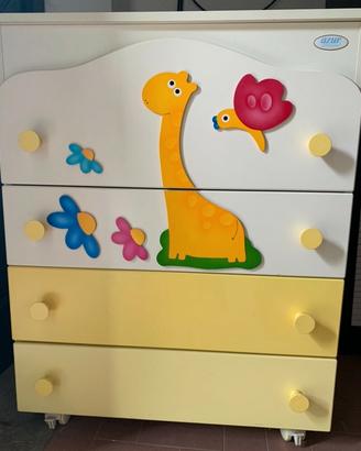 fasciatoio Azur con giraffe, come nuovo