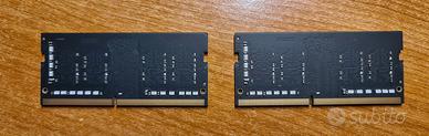 Ram SODIMM DDR4 2X4GB per mac-laptop