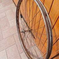 2 CERCHI BICICLETTA BIACHI 26 1/2 per freni a bacc