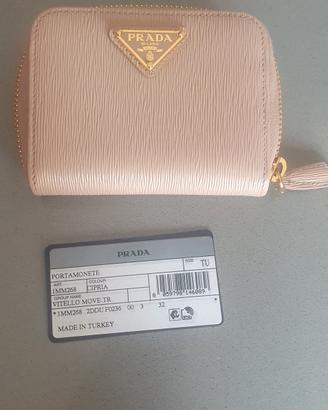 Portamonete Prada in pelle Vitello Move - Colore C