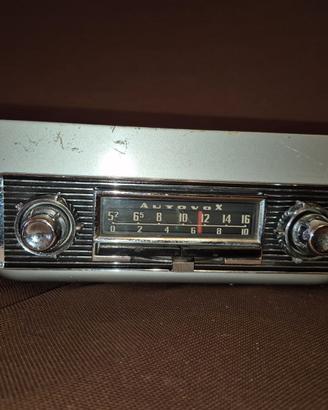 AUTORADIO D'EPOCA AUTOVOX A VALVOLE