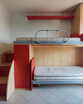 Cameretta letto a castello