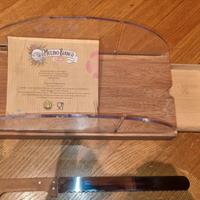 Tagliere/tagliapane mulino bianco in legno