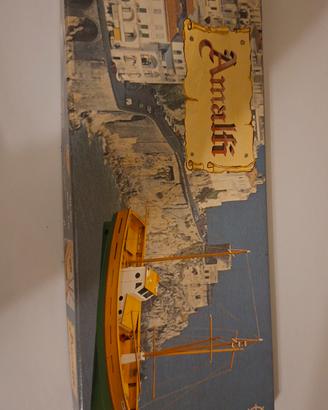 Riproduzione Amalfi peschereccio del mediterraneo 