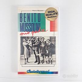 VHS videocassetta Benito Mussolini mio padre
