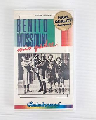 VHS videocassetta Benito Mussolini mio padre