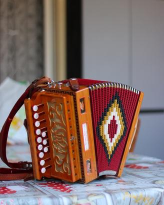 Organetto 2 bassi Sol musette