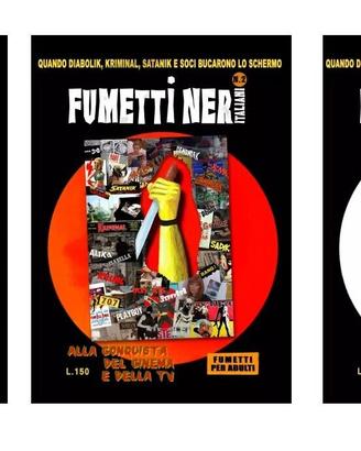 3 VOLUMI LIBRI FUMETTI NERI ITALIANI ANNI 60 70