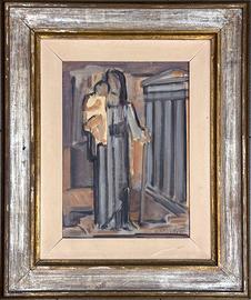 Giorgio Polykratis pittore quadro olio su tela