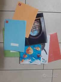 Quaderni scuola 0.30 € cadauno