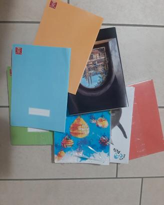 Quaderni scuola 0.30 € cadauno