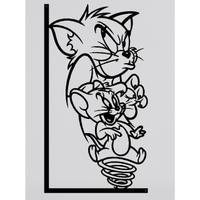 Tom and Jerry quadro in metallo 