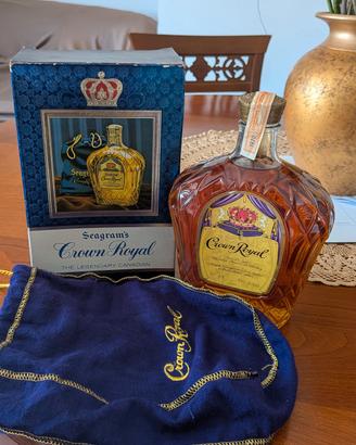 Bottiglia d'epoca Crown Royal 1970 vintage