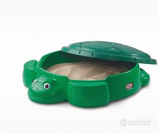 Sabbiera tartaruga Little Tikes + sabbia Smoby