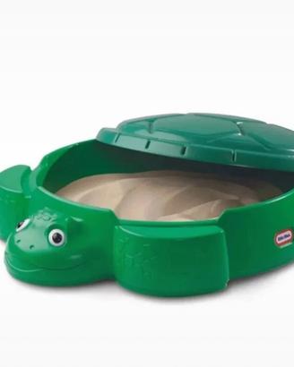 Sabbiera tartaruga Little Tikes + sabbia Smoby