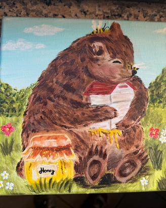 🧸🍯 Dipinto Orsetto del Miele 🍯🧸