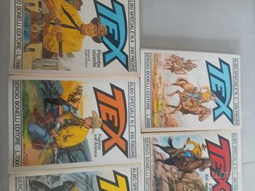Tex Albi Speciali originali N. 2, 3, 4, 5, 18 