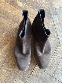 stivaletti "moreschi" modello chelsea taglia 6,5
