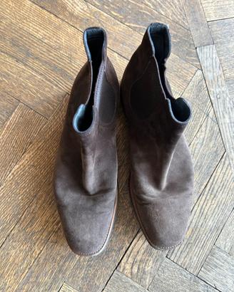 stivaletti "moreschi" modello chelsea taglia 6,5