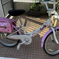 Bicicletta per bambina - 6/10 anni - cerchio 20”