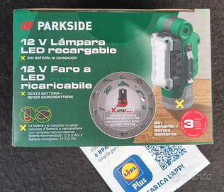 Nuovo!Lampada da lavoro faro LED Parkside GARANZIA