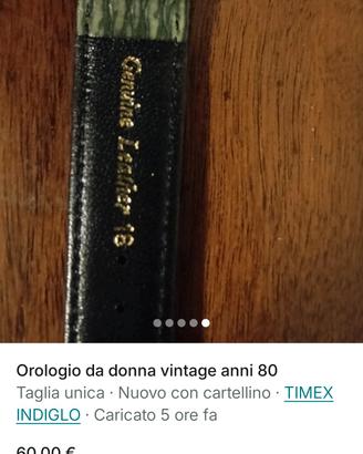 orologio vintage nuovo 