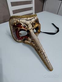2 Maschere di carnevale a naso lungo