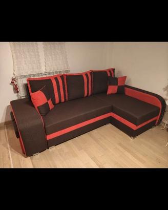 Divano letto con penisola