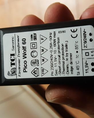 Trasformatore dimmer 220vac-12vdc