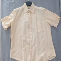 Camicia a maniche corte Egon Furstenberg gialla