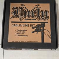 Manubrio harley davidson 883 + kit cavi allungati