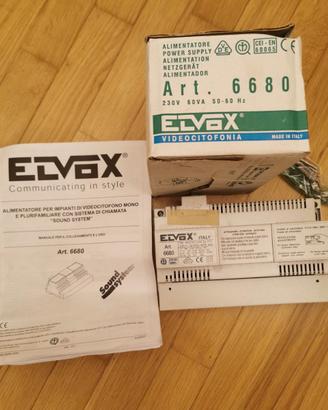 ELVOX 6680 Alimentatore Sound System 230V 60VA
