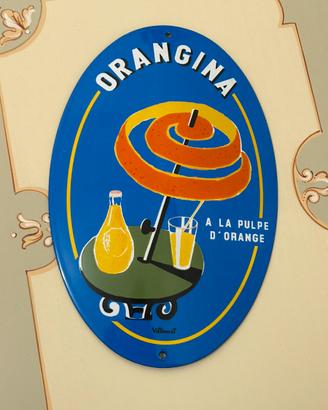 Orangina targa smaltata