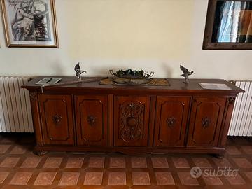 Madia Credenza Classica 5 Ante in Noce
