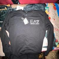 Felpa EA7 Emporio Armani Nera