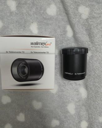 Teleconverter 2x duplicatore focale attacco T2