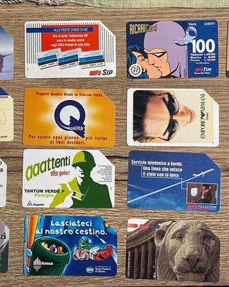 Lotto 15 Schede Telefoniche Rare e Pubblicitarie