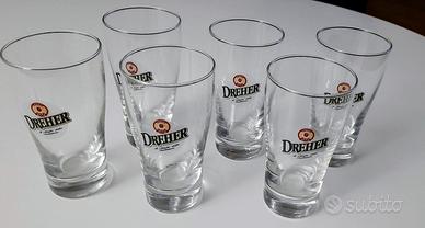 n.6 bicchieri birra DREHER 1773  Vintage