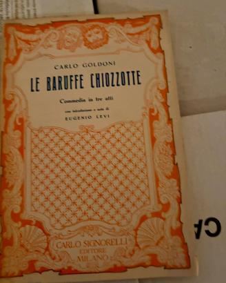 3 Libri Goldoni
