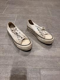 Converse bianche donna