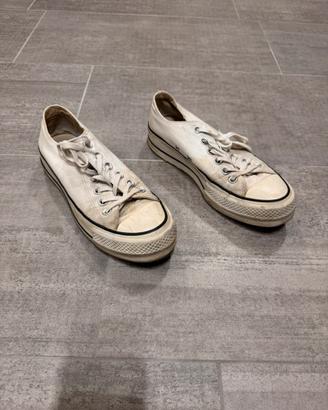 Converse bianche donna