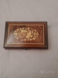 portagioie intarsio sorrentino anno 1960 + music