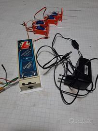 Sistema di controllo 4 deviatoi/scambi in H0 1:87