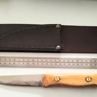 Fodero coltello in cuoio.