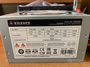 Alimentatore Xilence - Modello XP600R6 - 450 Watt