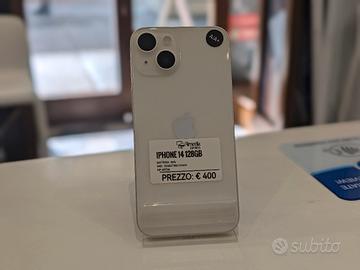 iPhone 14 128GB bianco usato garanzia 